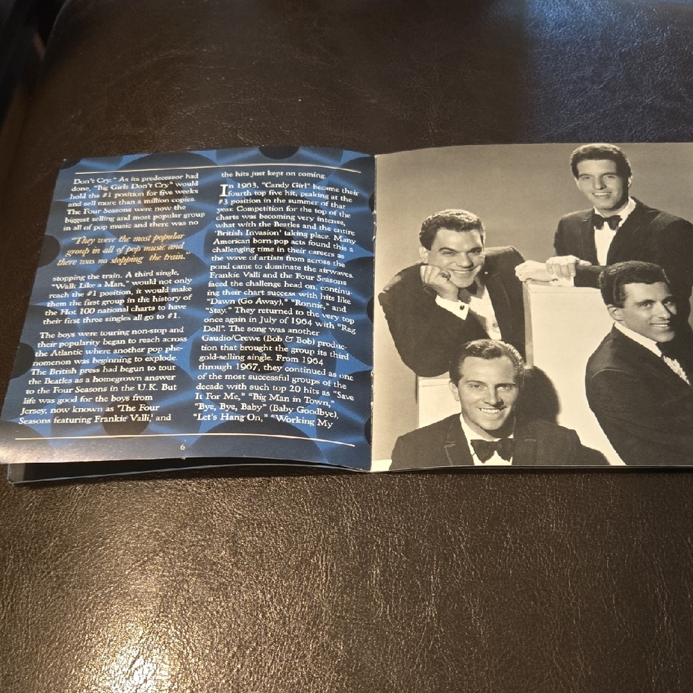 Frankie Valli & The Four Seasons Collector's Edition Tin - Picture 10 of 15